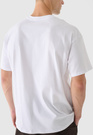 Koszulka Męska 4F Sportowa Bawełniana T-Shirt Regular Nadruk Biała 4FRSS24TTSHM2540