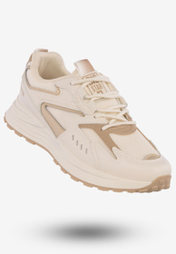 Sneakersy Damskie Ekoskóra Buty Sportowe Big Star Beżowe NN274A096