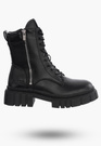 Buty Damskie BIG STAR Botki Czarne Trapery MM274578