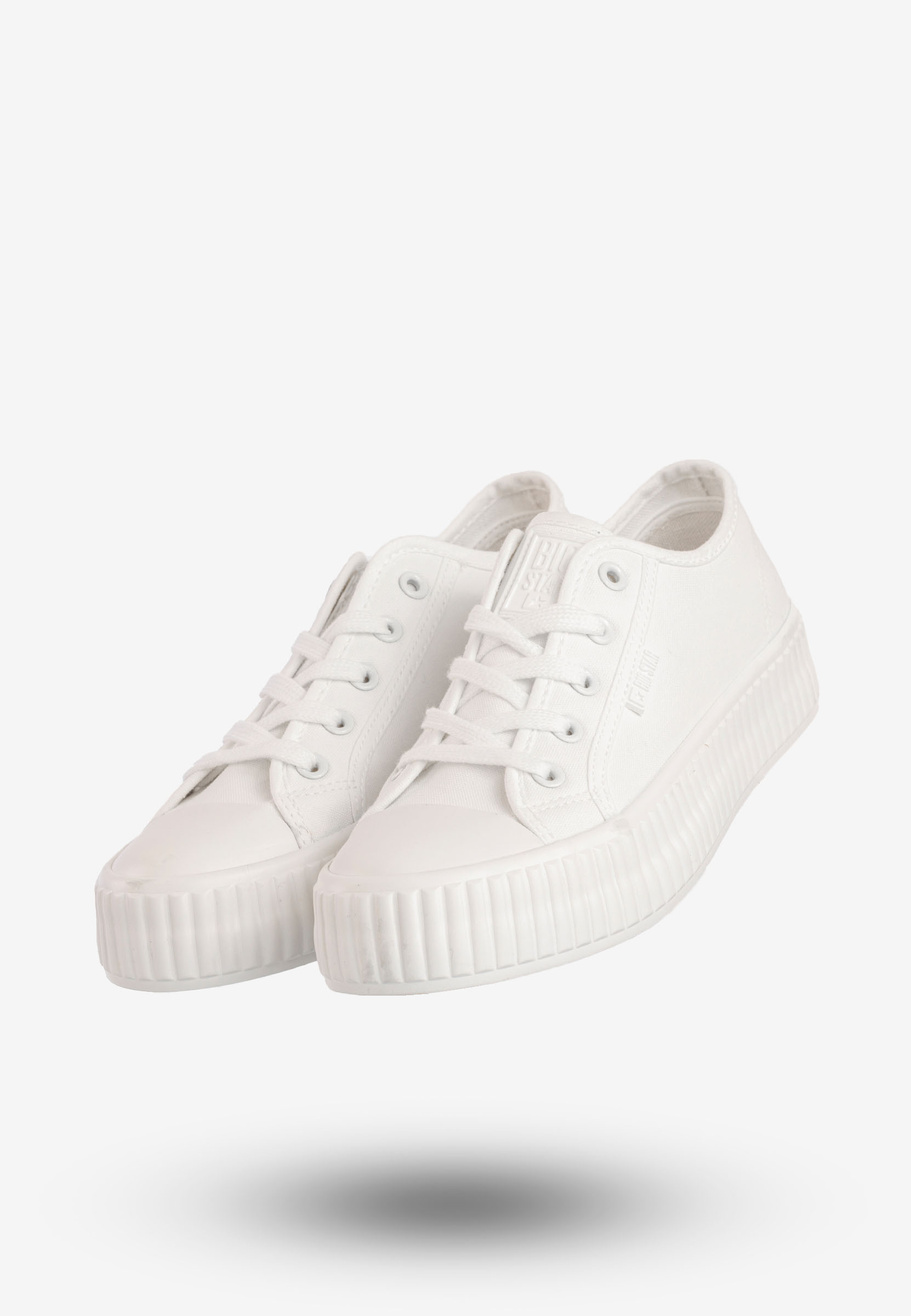 Trampki Damskie BIG STAR Sportowe Buty Na Platformie Białe RR274776