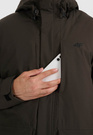 Kurtka Parka Męska 4F Zimowa Ocieplana NeoDry Z Kapturem Khaki 4FWAW25TTJAM0884