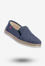 Espadryle Męskie BIG STAR Buty Wsuwane Mokasyny Granatowe JJ176013