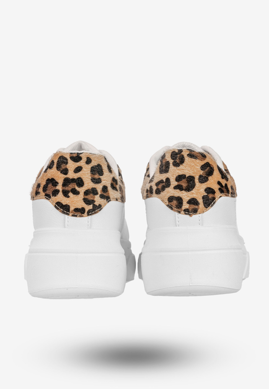 Sneakersy Damskie BIG STAR Buty Półbuty Sportowe Na Platformie Białe SS274247