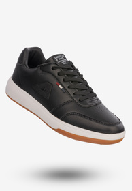 Sneakersy Buty Sportowe Ekoskóra Męskie American Club Czarne TU08/23