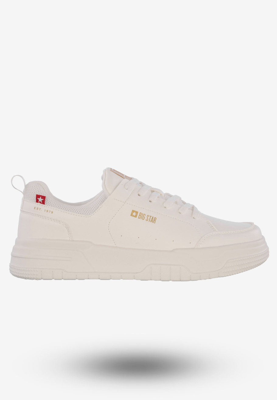 Sneakersy Męskie Buty Sportowe BIG STAR Białe NN174149