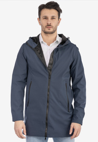 Kurtka Męska Przejściowa Softshell Granatowa Frilivin DL079-3