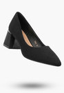 Czółenka Damskie Eleganckie Buty Na Słupku Klasyczne Czarne