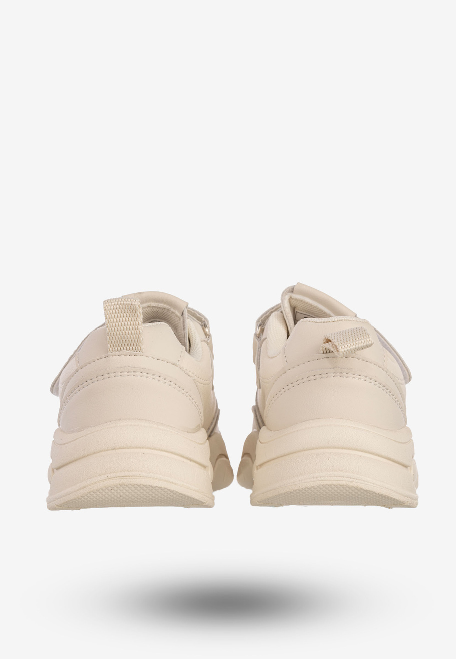 Sneakersy Dziecięce Na Rzepy Buty Sportowe Skórzana Wkładka Apawwa