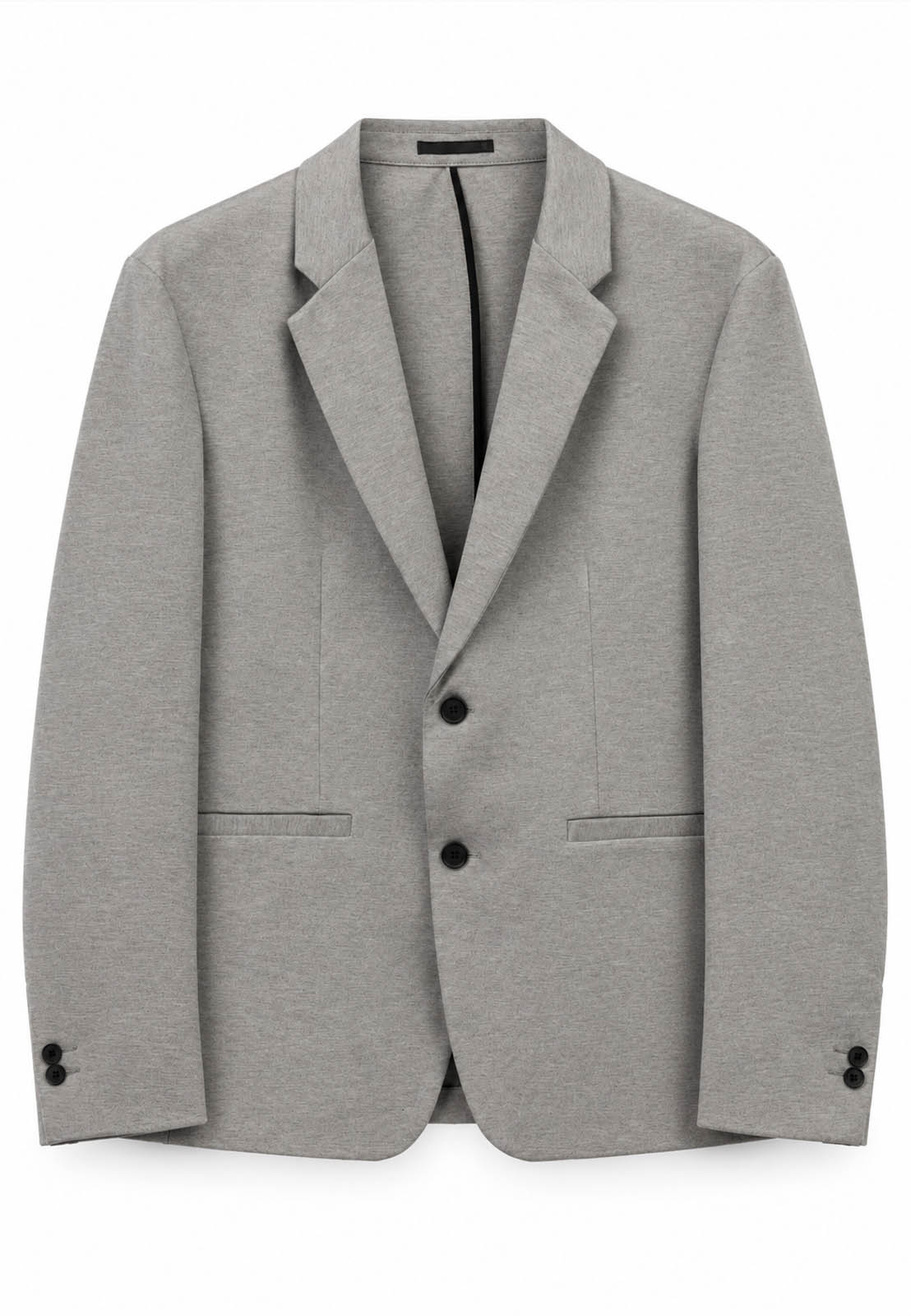 Marynarka Męska Zara Regular Fit Elegancka Klasyczna Na Guziki Szara
