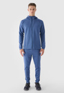 Bluza Męska 4F Rozpinana Sportowa Treningowa Niebieska 4FWAW24TFSWM405
