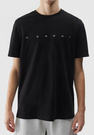 Koszulka Męska 4F Sportowy T-shirt Czarny Regular TTSHM1283