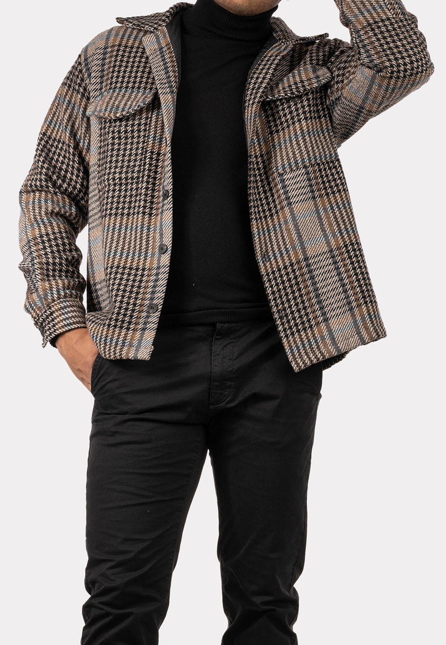 Kurtka Męska Bluza rozpinana OVERSIZE z kołnierzem K-9-2024
