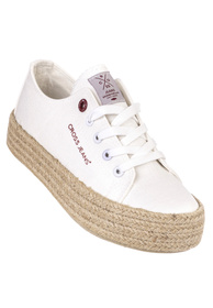 Espadryle Damskie Cross Jeans Białe JJ2R4005C
