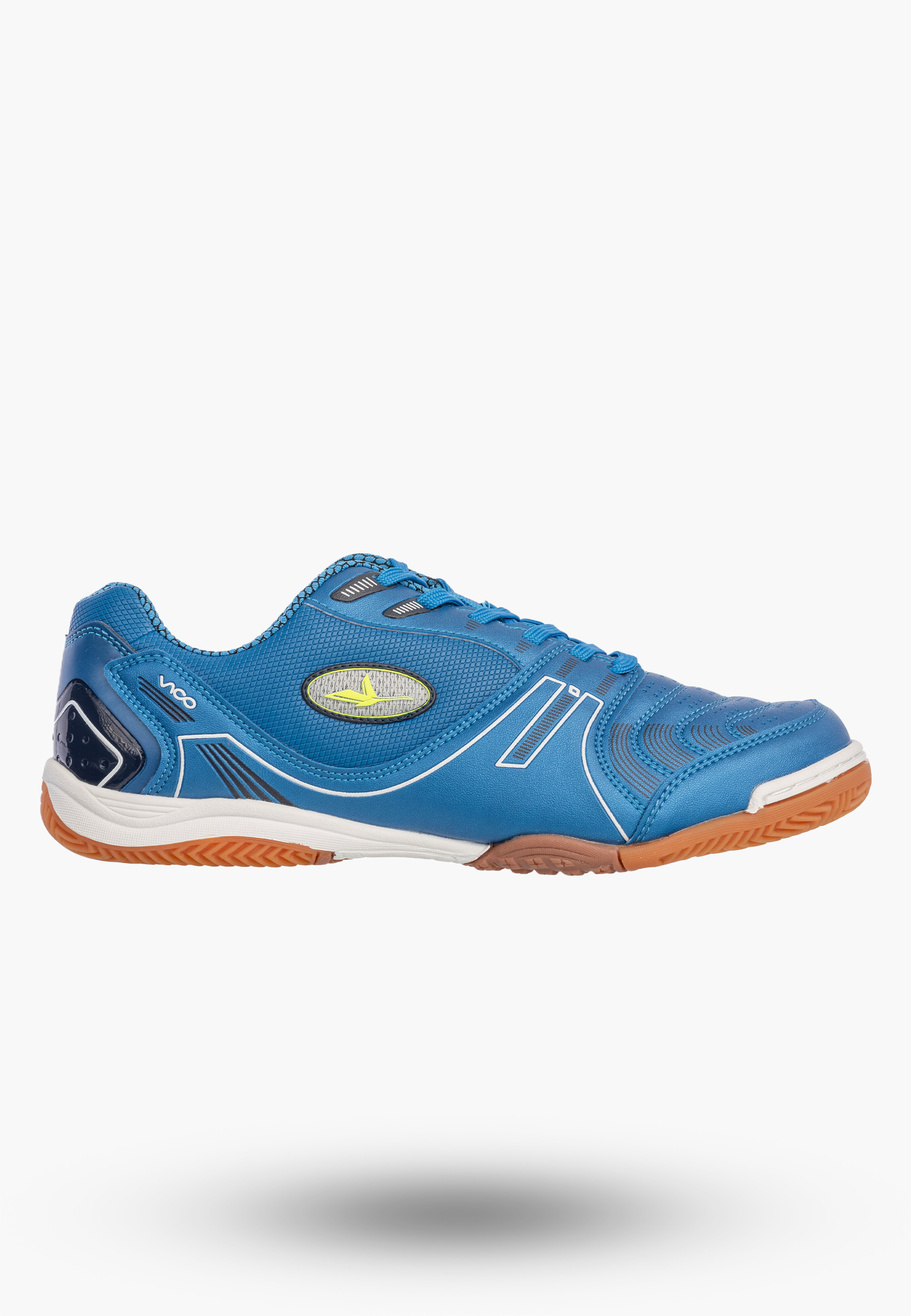 Sneakersy Męski Ekoskóra Sportowe Buty Halówki Niebieskie VICO