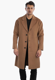 Płaszcz Męski ZARA - Camel Beż Klasyczny Oversize 8491/301/704