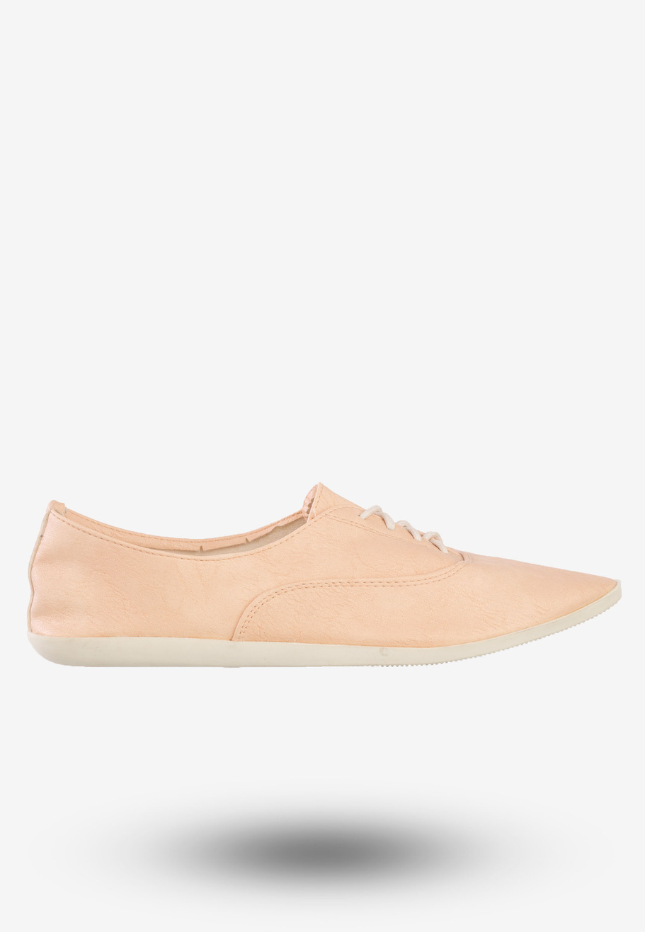 Tenisówki Damskie Buty Ekoskóra Półbuty Nude Jezzi 71W4BL2013