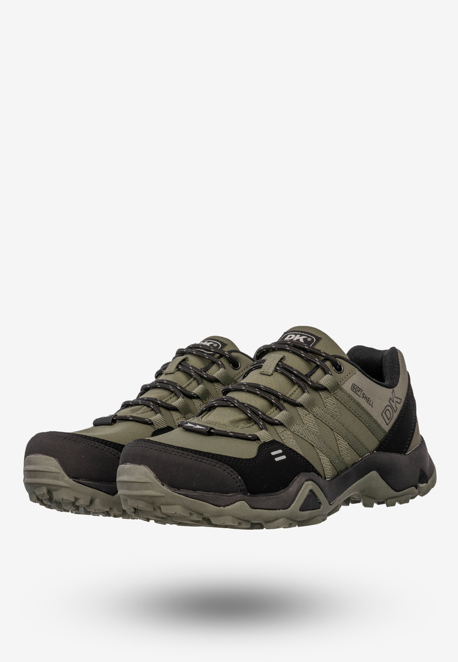 Sneakersy Męskie Buty Sportowe Trekkingowe Softshell Khaki DK Swat