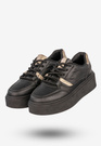 Sneakersy Damskie BIG STAR Buty Sportowe Półbuty Na Platformie Czarne SS274360