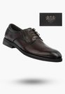 Półbuty Wizytowe Skórzane Męskie Buty Eleganckie PREMIUM SOLE Kawowe