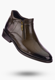 Buty Męskie JOHN DOUBARE Skórzane Botki brązowe H13C-C26