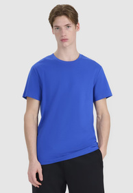 Koszulka Męska 4F T-shirt Basic Regular Niebieski 4FSMM00TTSHM2764