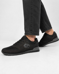 Sneakersy Uniseks Męskie LOTTO Buty Sportowe Miejskie Casual EPICAN Czarne