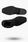 Botki Damskie Buty Wsuwane Eleganckie Stylowe Na Zimę Czarne