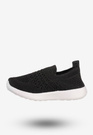 Sneakersy Dziecięce Wsuwane Buty Sportowe Lekkie Czarne Apawwa