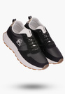 Sneakersy Damskie Potocki Czarne Buty Eko Skóra 23-33002BK