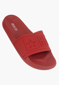 Klapki Męskie Big Star Czerwone DD174689