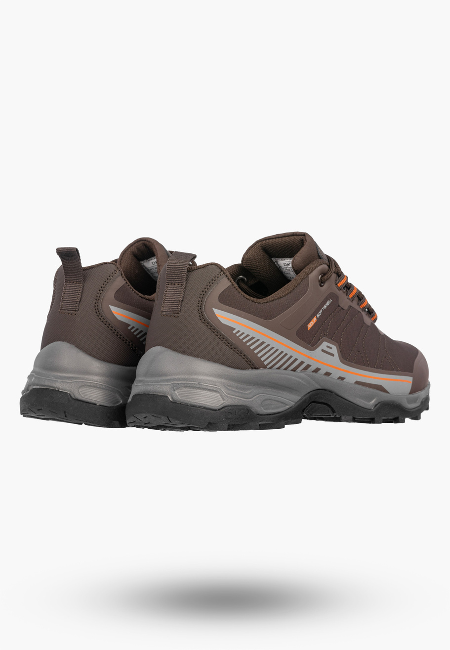 Sneakersy Męskie Buty Sportowe Niskie Półbuty Softshell Brązowe DK FALER