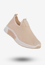 Sneakersy Damskie Wsuwane Buty Sportowe Beżowe Funui QH515-8