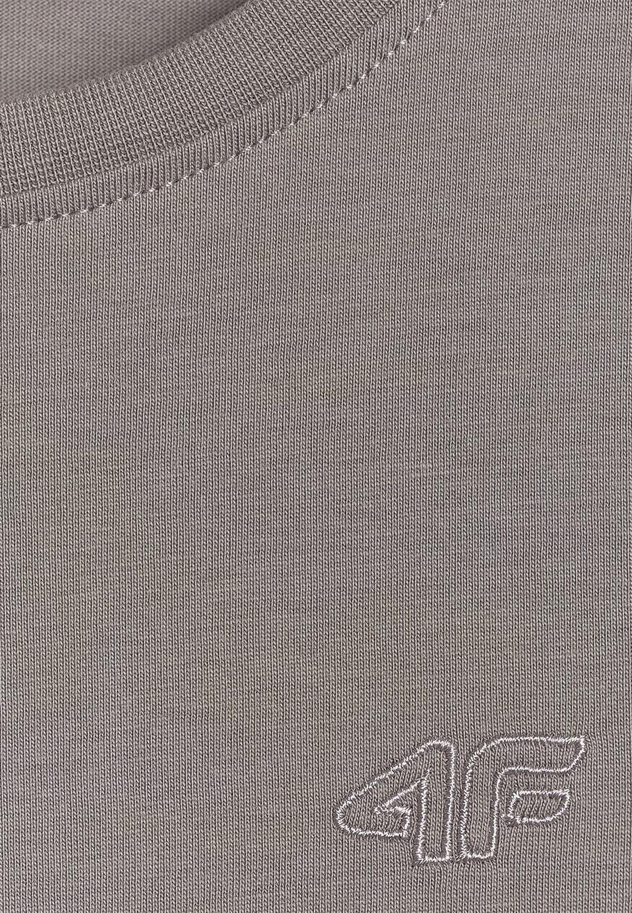 Koszulka Chłopięca 4F T-shirt Z Logo Antracyt 4FJWAW25TTSHM2399