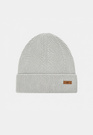 Czapka Uniseks Beanie 4F Bawełniana Prążkowana z Wywinięciem Oliwkowa 4FWAW24ACAPM460