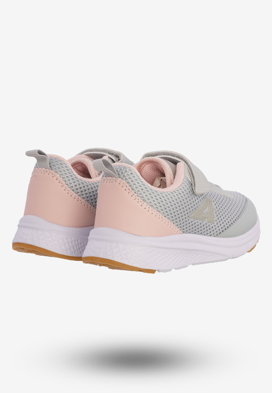 Buty Sportowe Dla Dziewczynki Dziecięce Na Rzepy American Club Szare ES129/23