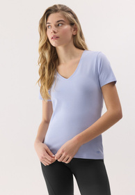 Koszulka Damska 4F T-shirt Basic Bawełna Krótki Rękaw Fioletowy 4FWSS24TTSHF1359