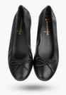 Baleriny Damskie Skórzane Buty Klasyczne Półbuty Czarne Maciejka P6800-04/00-0