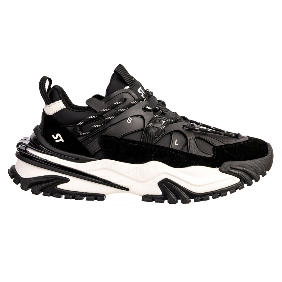 Sneakersy Męskie John Doubare Czarne 2133