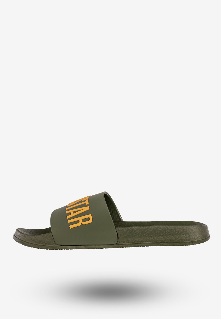Klapki Męskie BIG STAR Buty Klasyczne Sportowe Zielone SS174360