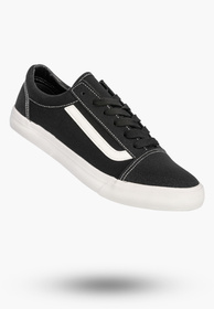Tenisówki Męskie Buty Sportowe Trampki Casual Sneakersy Czarny/Biały atletico