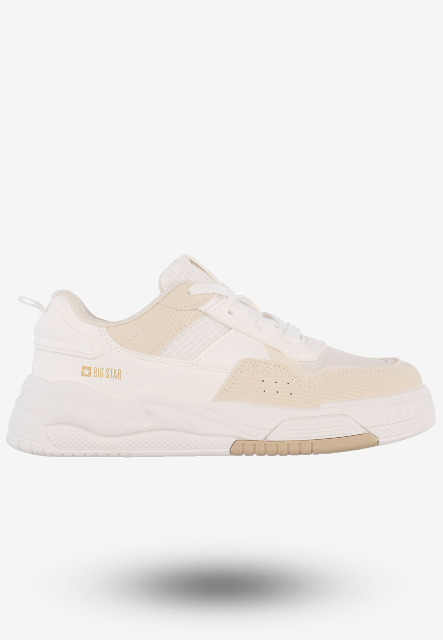 Sneakersy Damskie Buty Sportowe Big Star Beżowe OO274A155