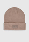 Czapka Dziecięca 4F Zimowa Beanie Bawełna Beżowa 4FJWAW25ACAPU653
