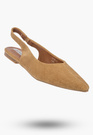 Baleriny Damskie Slingback Buty z odkrytą piętą Eleganckie Camel