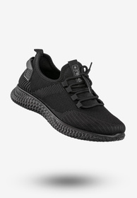 Sneakersy Męskie Buty Sportowe Lekkie News Czarne 21MN02-3634M