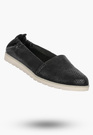 Baleriny Damskie Ekoskóra Buty Wsuwane Półbuty Casual Lekkie Czarne Jezzi