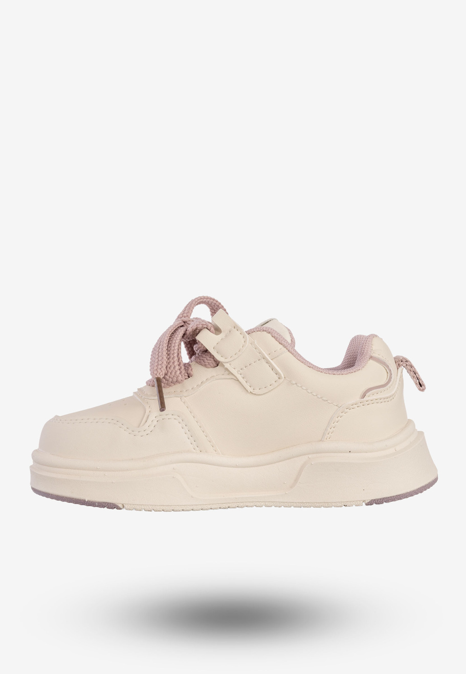 Sneakersy Dziecięce Na Rzepy Buty Sportowe Półbuty Beżowe Apawwa