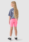 Legginsy Dziewczęce Kolarki 4F Dzianinowe Różowe 4FJRSS24TSTIF015