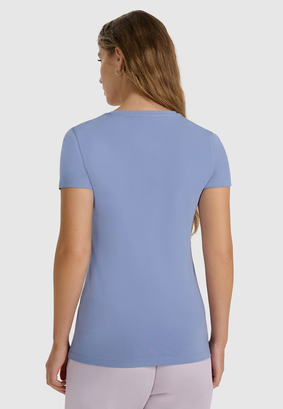 Koszulka Damska 4F T-shirt Slim Sportowy Denim 4FWAW25TTSHF2969