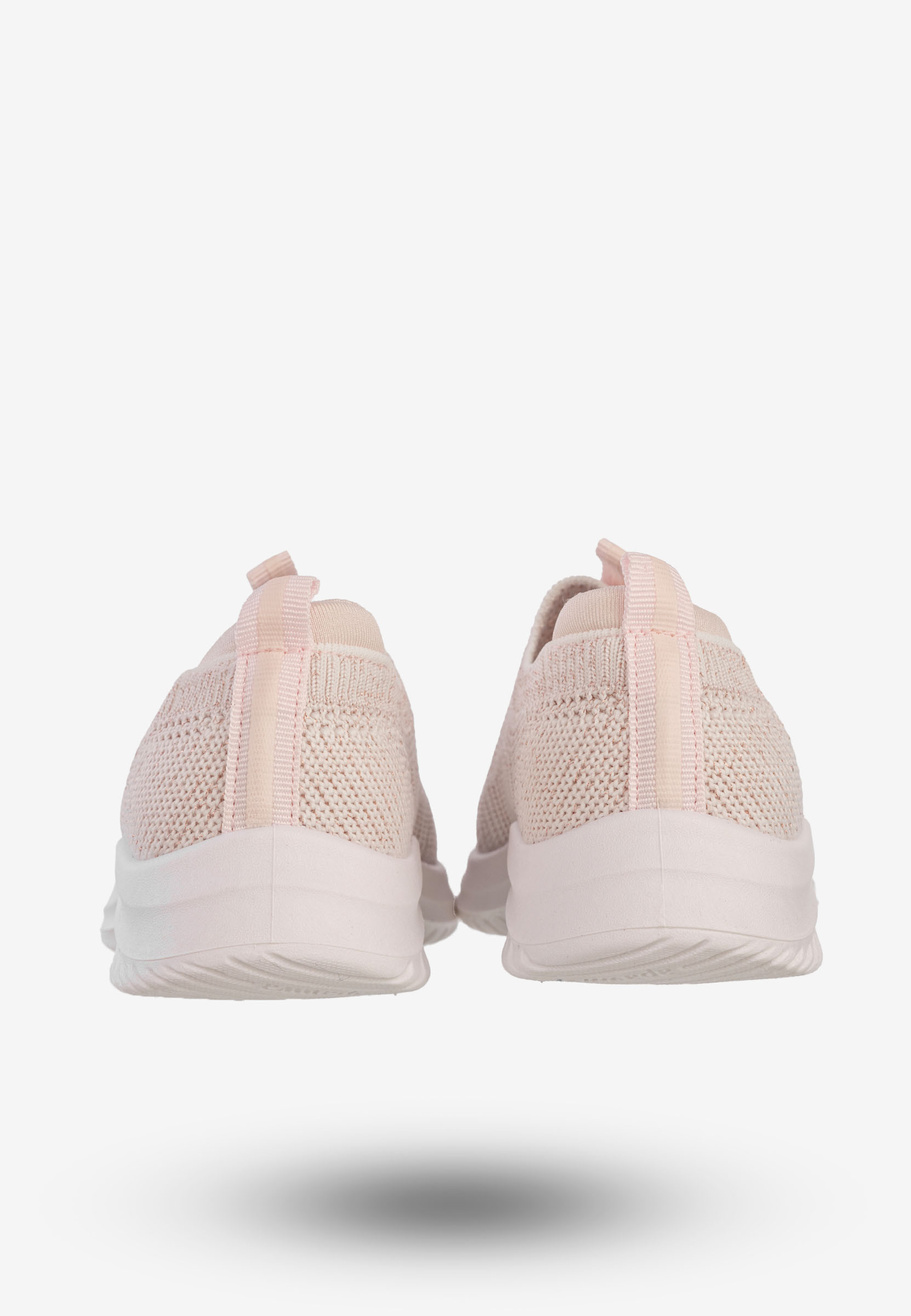 Sneakersy Dziecięce Wsuwane Buty Sportowe Półbuty Pudrowy Róż Apawwa Z2400P