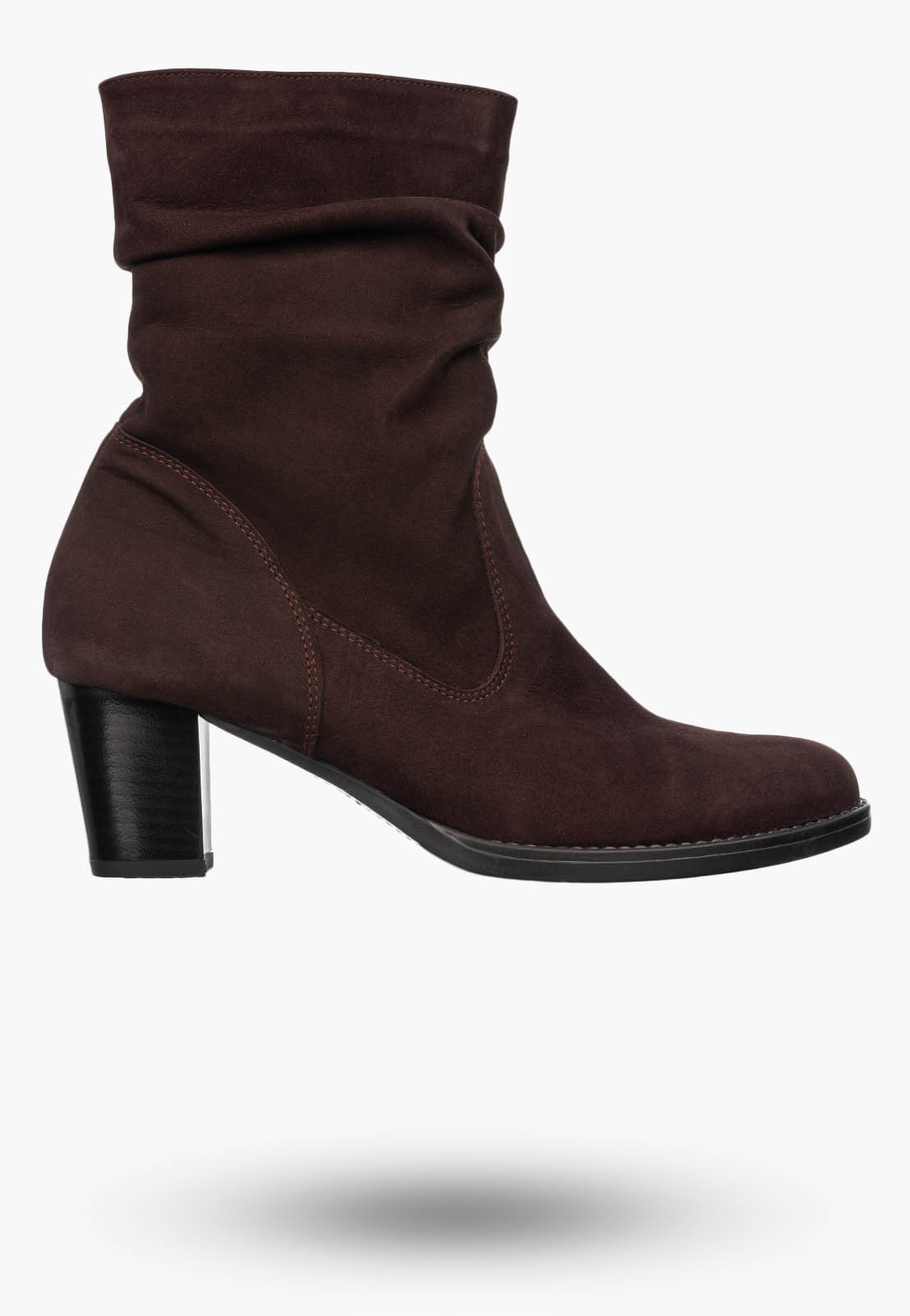 Botki Damskie Skórzane Buty Na Klocku Eleganckie Ocieplane POLSKI PRODUKT